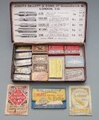 Eighteen boxes, tins and packets of various pen nibs including Joseph Gillot & Sons, Myers,