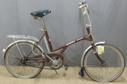 Dawes Kingpin three speed shopping bicycle in metallic bronze finish