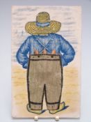 Ormiston & Glass Firefly Pens Uncle Stephen's Seamanship advertising shop pen nib display with three