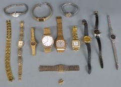 Eleven various ladies and gentleman's wristwatches including Smiths Empire, Seiko, Rotary,