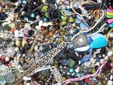 A collection of costume jewellery