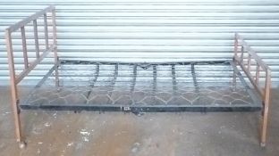 Oak Heals style bed, L198 W137cm