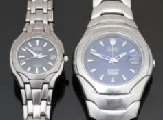 Two Citizen Eco-Drive wristwatches Sapphire Perpetual Calendar ref. E761-H32493 with date