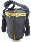 Victorian gilt mounted French compact purse, 10cm tall