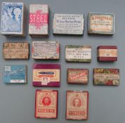 Fourteen boxes of various pen nibs including Joseph Gillott's, M Turnor & Co, M Myers Silver Series,