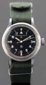 International Watch Co IWC Mk.11 military pilots wristwatch with luminous hands and quarter hour