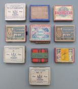 Ten boxes of various pen nibs including Clan Campbell, Millington & Sons, Waverley, Red Ink Pen, W