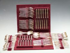 Twelve place setting canteen of silver plated cutlery marked Ess Ess