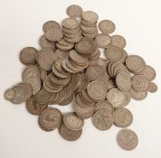 Approximately 1.71kg of pre 1947 UK silver coinage comprising largely half crowns, some gradeable