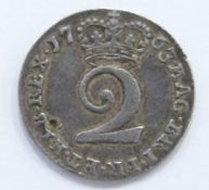 George III 1763 Maundy twopence