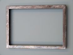 Edward VII hallmarked silver photograph frame surround to suit 6 x 4 inch photo, London 1905 maker