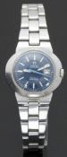 Omega Dynamic ladies wristwatch ref. 535.015 with date aperture, luminous hands and baton markers,