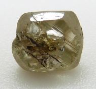 A loose uncut diamond, 0.18g