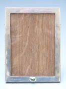 Liberty & Co. Cymric hallmarked silver photographs frame with Arts and Crafts style cabochon