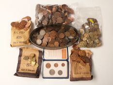 A collection of largely decimal UK coinage Queen Victoria onwards, also includes early decimal