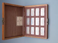 Birmingham Mint Royal Palaces set of 12 hallmarked silver ingots, limited to 3000 sets, total weight