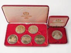 Tower Mint Royal Palaces coin collection in case