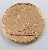 2009 gold quarter sovereign with certificate