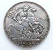 Queen Victoria 1887 Jubilee head crown