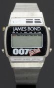 Zeon James Bond 007 For Your Eyes Only gentleman's digital chronograph wristwatch with alarm, LCD