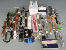 Forty-seven ladies and gentleman's wristwatches including Citizen, Tommy Hilfiger, DKNY, Swatch,