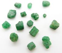 A quantity of rough emerald from Swat Mine, Pakistan