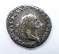 Roman Imperial coin Titus 79-81 AD silver Denarius Eagle reverse, 3.0g, 17.5mm