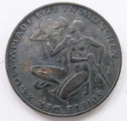 1972 Munich Olympics ten Deutschmark silver coin, athletes obverse