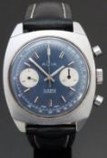 Avia gentleman's chronograph wristwatch ref. 4148 with silver hands, baton markers and subsidiary