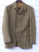 Daks gentlemen's tweed coat made by Bentalls Simpson, London, size 42R