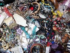 A collection of costume jewellery