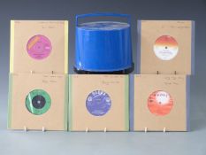 Approximately 250 singles mostly 1970s in a DJ and also approximately 50 singles in a Discarrier