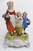 Dresden Yardley's Old English Lavender figural advertising group, H30cm