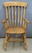 Beech Windsor armchair