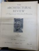 The Architectural Review, A Magazine of Architecture & the Arts of Design, with contributions by