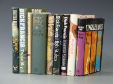 John Fowles Daniel Martin 1977 first edition, Dick Francis High Stakes, Knock Down, Twice Shy and