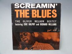 The Oliver Nelson Sextet - Screamin The Blues (32-148 NJLP8243). Condition of record and cover