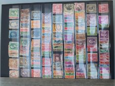 Eight stockbooks, Middle and Far East, South America and USA, all periods