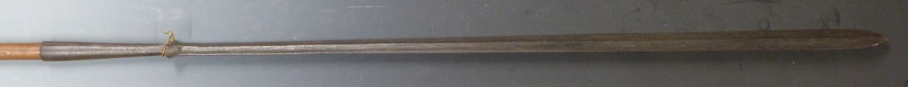 A 19thC African double ended Masai spear, L185