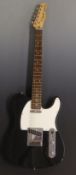 Fender Squier Telecaster crafted in Indonesia electric lead / rhythm guitar, black lacquered