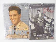 Two Elvis Presley official calendars for 1997 and 2003, in original wrapping