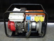 Belle Minigen 2000 petrol 3.0kW 240 and 110v generator with four stroke Honda engine