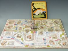 [Beatrix Potter] Vintage Peter Rabbit’s Race Game (c1940s) a four-fold colour board game with
