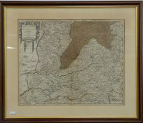 Nicholaes Visscher 18thC map 'La Castille proper ou Vieille, et la Nouvelle; avec L'Estremadure