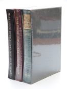 Mark Twain, Huckleberry Finn (London, Folio Society, 1993). Quarter cloth and blocked paper boards.