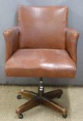 Vintage captain's or office/swivel chair