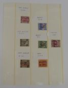 Japanese Occupation of Malaya, seven stamps comprising Negri Sembileau x3, Penang x2, Perak and
