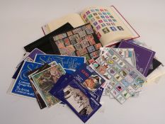 Senator album of GB stamps, all reigns, and loose mint and used stamps in packets, sundry stamp