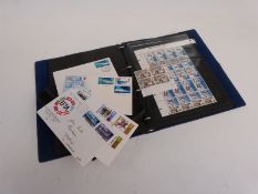 A stockbook of mainly mint GB stamps, singles and block, booklets etc, high face value together with