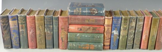 A collection of illustrated novels by G.A. Henty published 1886-1904 in original pictorial
